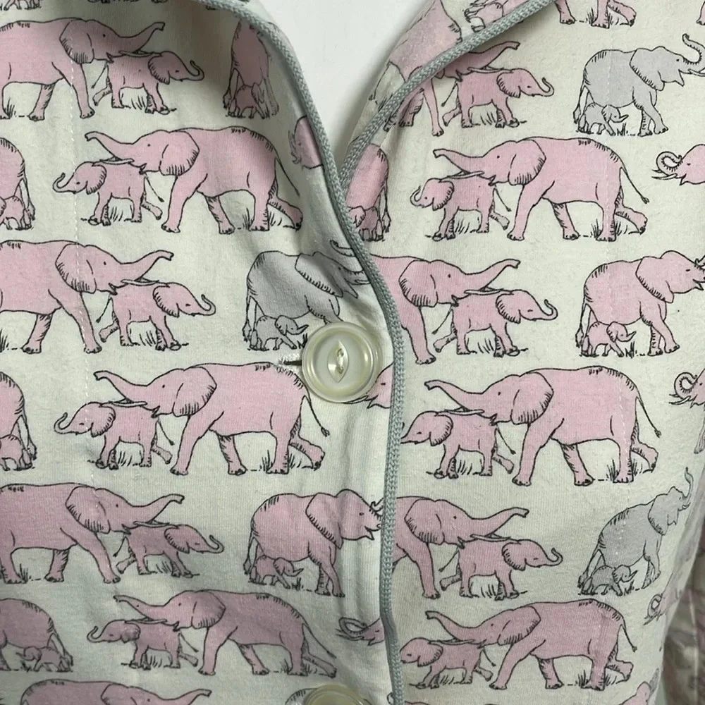 BedHead Pink Elephant Pajama Set Small